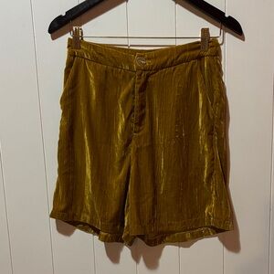 ELLISON Velvet shorts! Small
